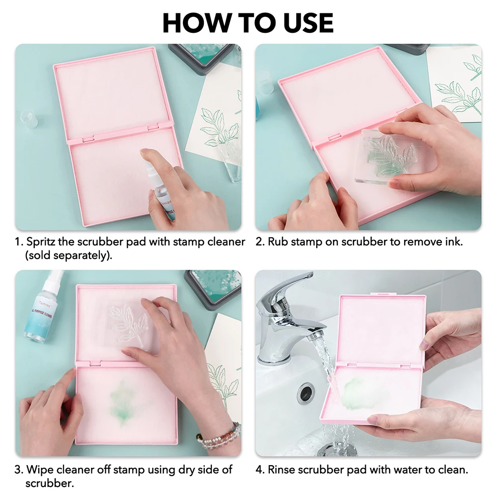 Mini Stamp Scrubber for Clear/ - đánh giá và giá Rubber Stamp Blank