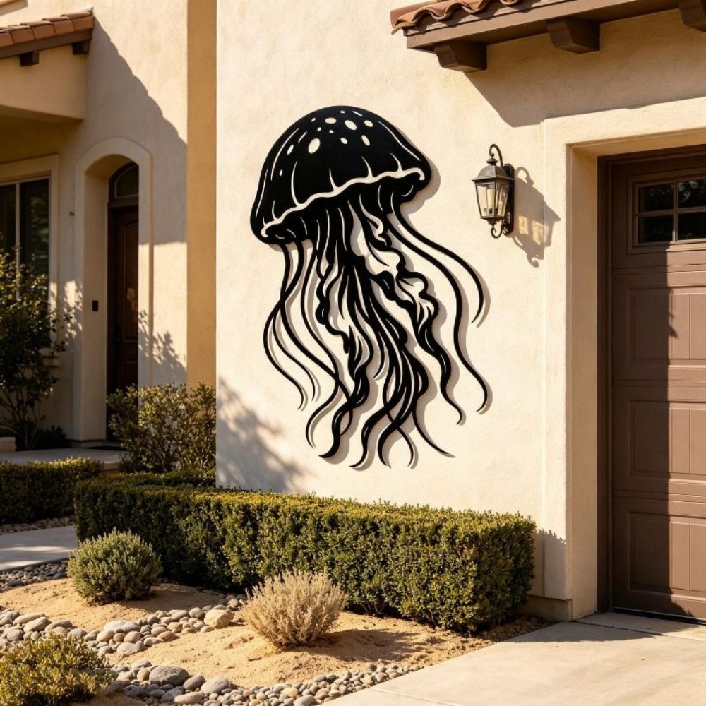 CIFBUY Metal Wall Art Jellyfis - đánh giá và giá Art Craft Jellyfish