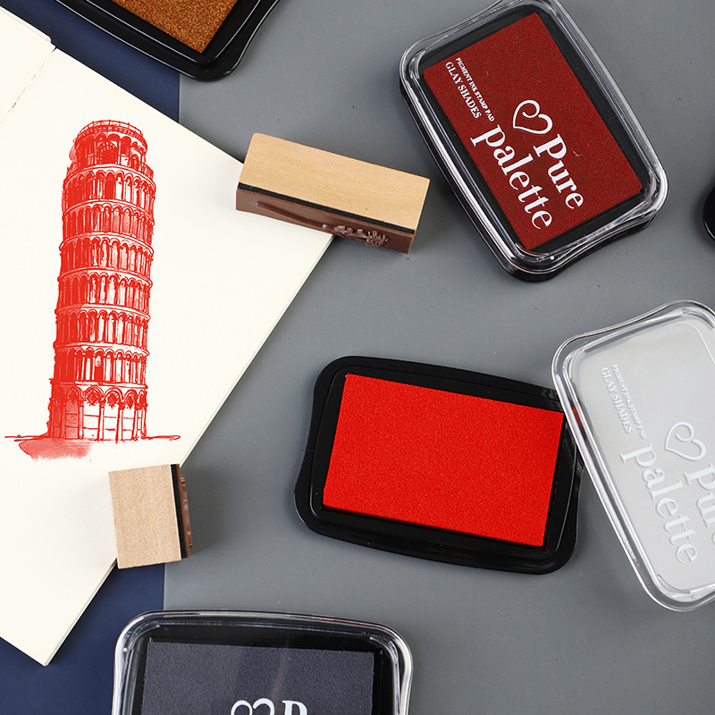 12 Colors Large Size Vintage I - đánh giá và giá Rubber Stamp Blank