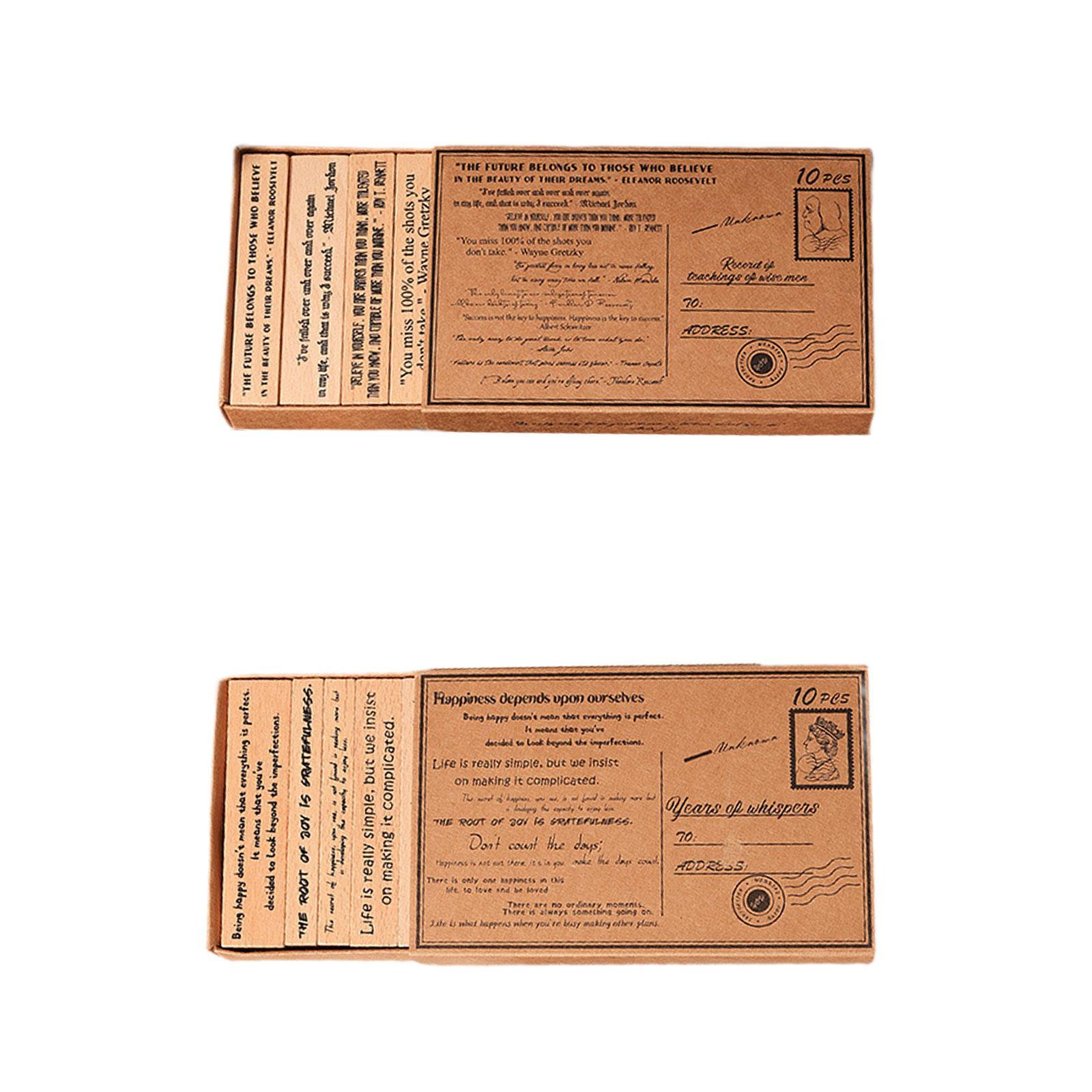 Wooden Stamp Set Handcraft Dec - đánh giá và giá Art Craft Quotes
