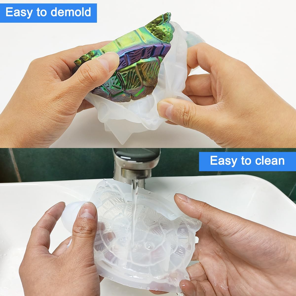 3D Tortoise Resin Molds Thick  - đánh giá và giá Art And Craft Nature