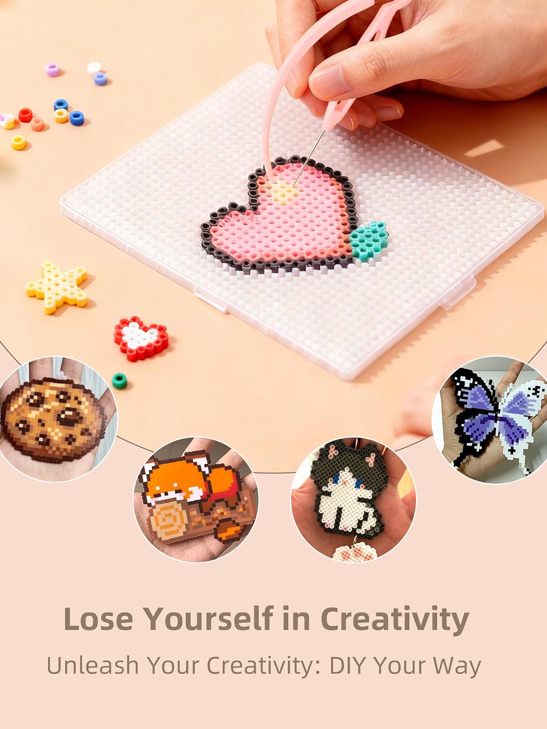 Fuse Beads Kit-Easy DIY-96 Col - đánh giá và giá Art Craft Room